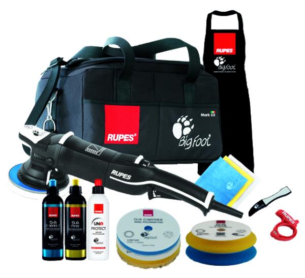 RUPES Exzenter-Poliermaschine LHR21 Mark III 150mm - Luxus Kit